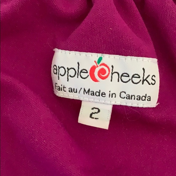 Applecheeks brand swim diaper in plum. Size 2. - Picture 2 of 5
